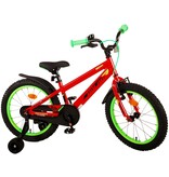 Volare Rocky Kinderfahrrad - Jungen - 18 Zoll - Rot