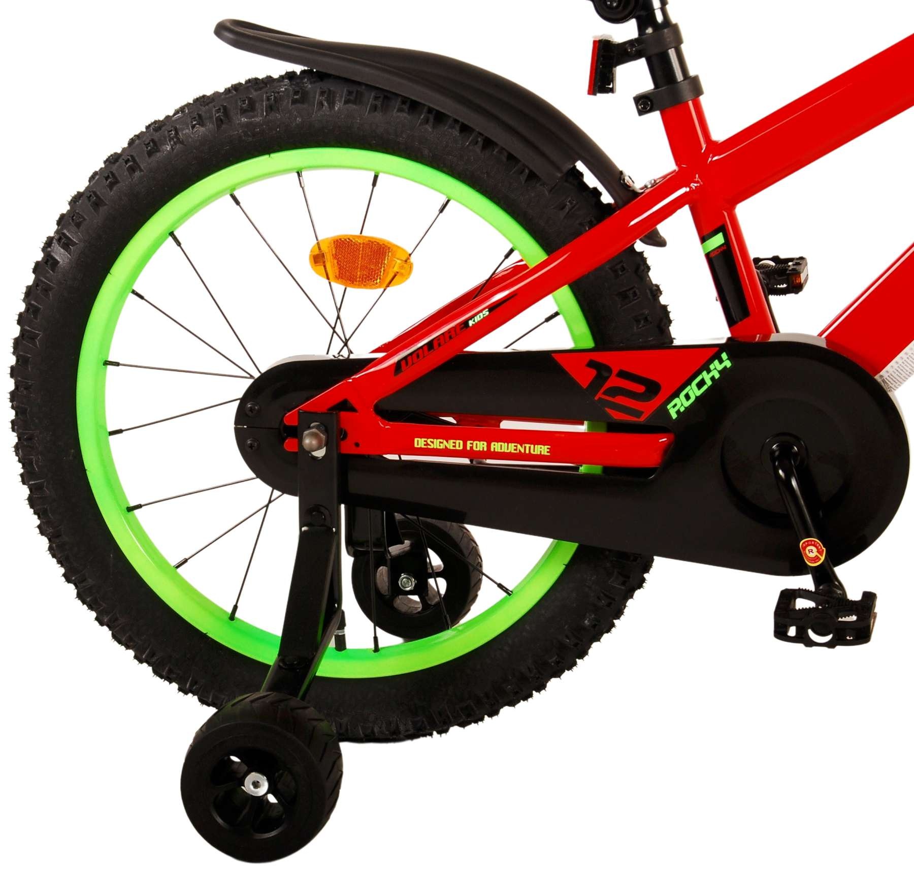 Volare Rocky Kinderfahrrad - Jungen - 18 Zoll - Rot