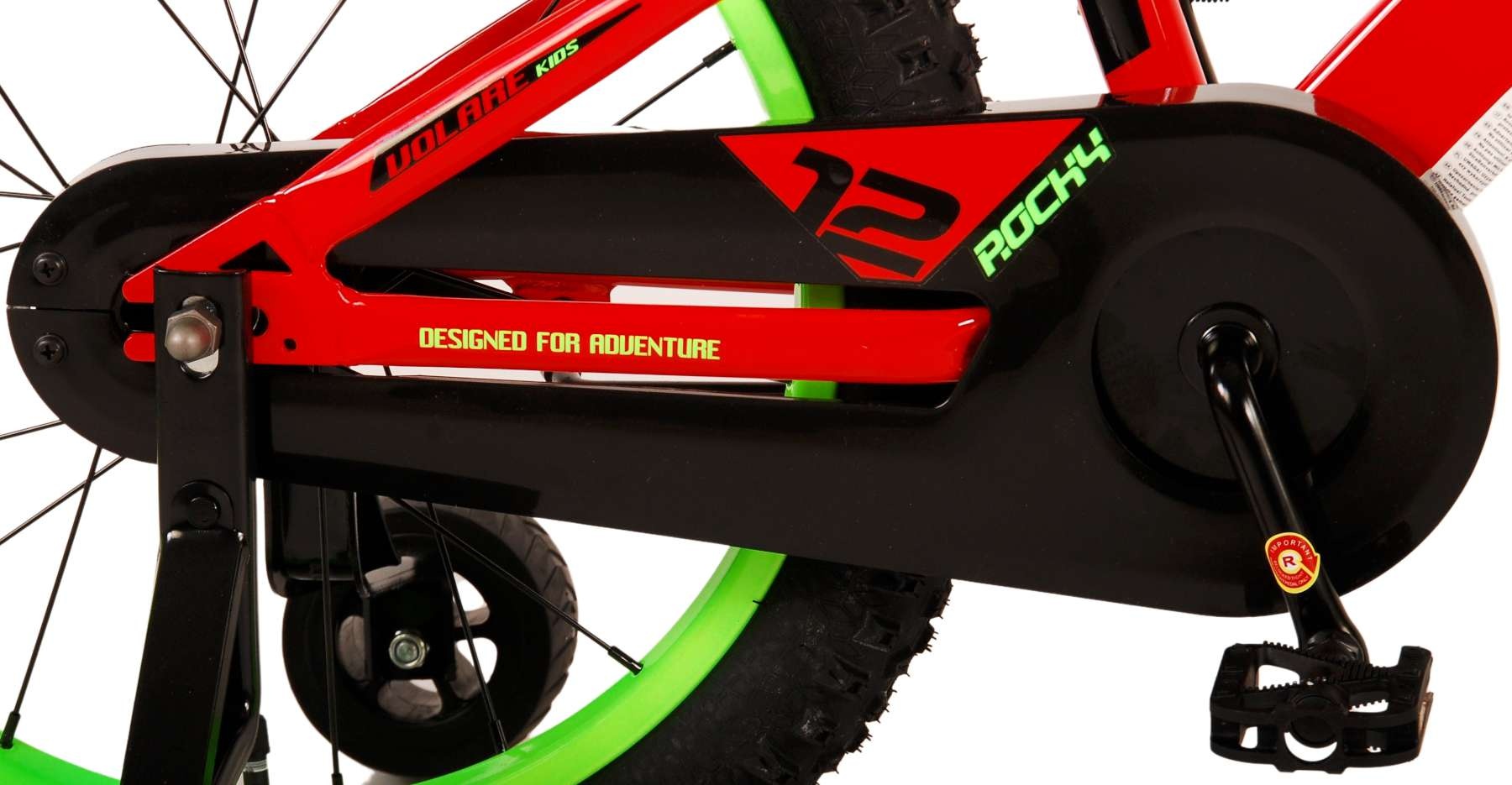 Volare Rocky Kinderfahrrad - Jungen - 18 Zoll - Rot