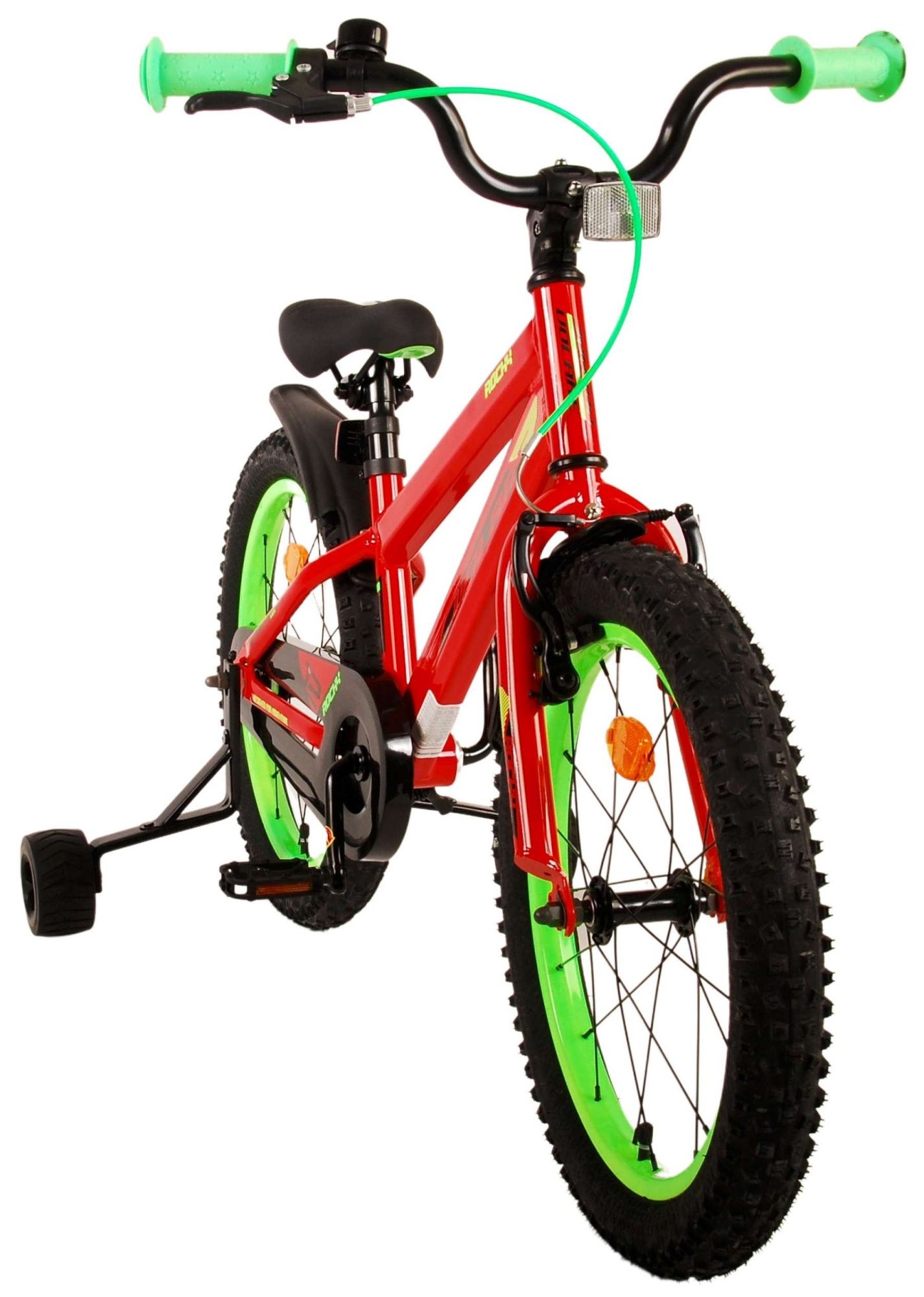 Volare Rocky Kinderfahrrad - Jungen - 18 Zoll - Rot