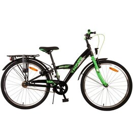 Volare Thombike Kinderfiets - Jongens - 24 inch - Zwart Groen - Twee handremmen
