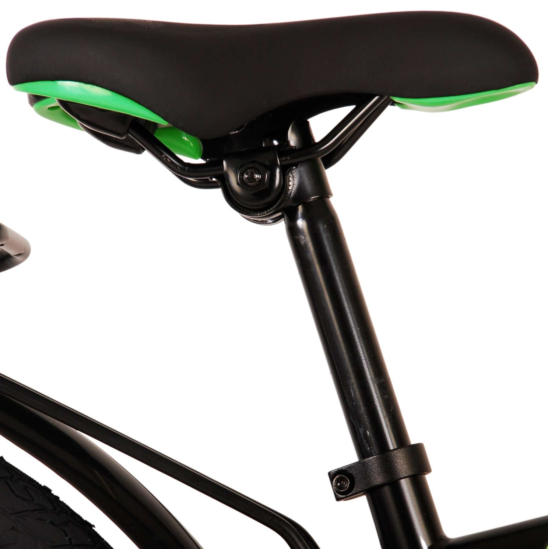 Volare Thombike Kinderfahrrad - Jungen - 24 Zoll - Schwarz Grün - Zweihandbremsen