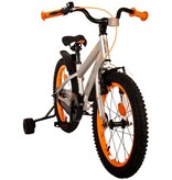 Volare Rocky Children's Bicycle - Boys - 18 inch - Grey