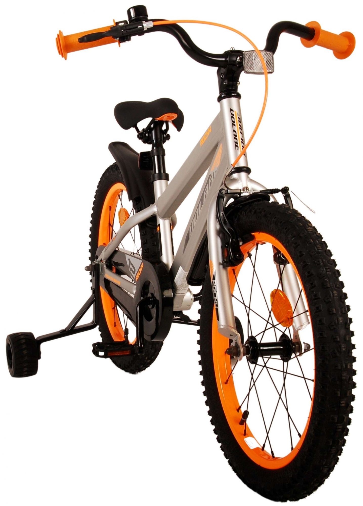 Volare Rocky Children's Bicycle - Boys - 18 inch - Grey
