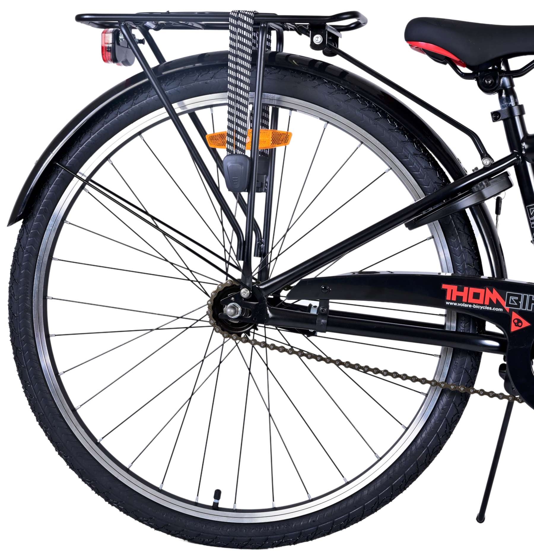 Volare Thombike Kinderfahrrad - Jungen - 26 Zoll - Schwarz Rot