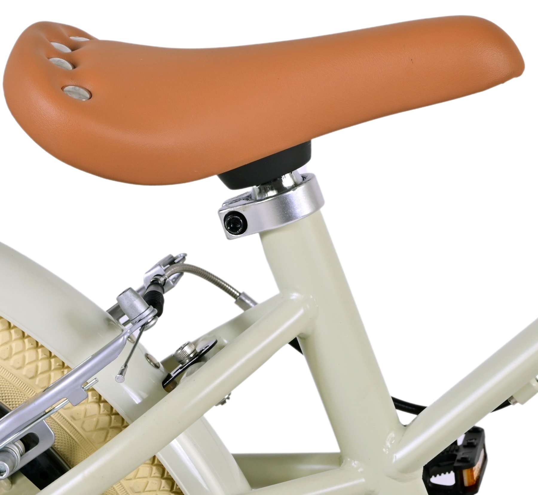 Volare Melody Kinderfahrrad - Mädchen - 18 Zoll - Sand - Zwei Handbremsen
