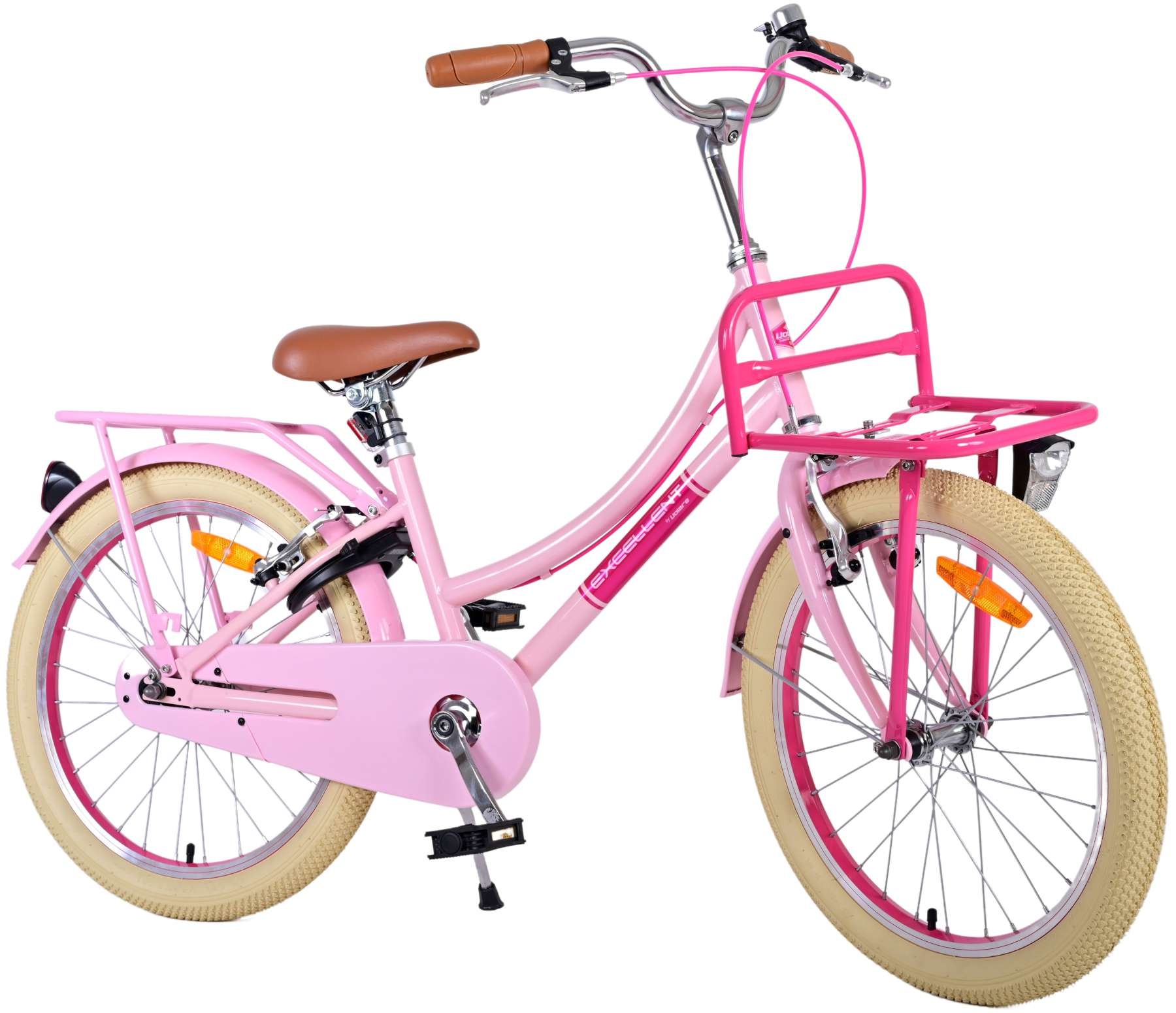 Volare Excellent Children's bike - Girls - 20 inch - Pink - Two handbrakes