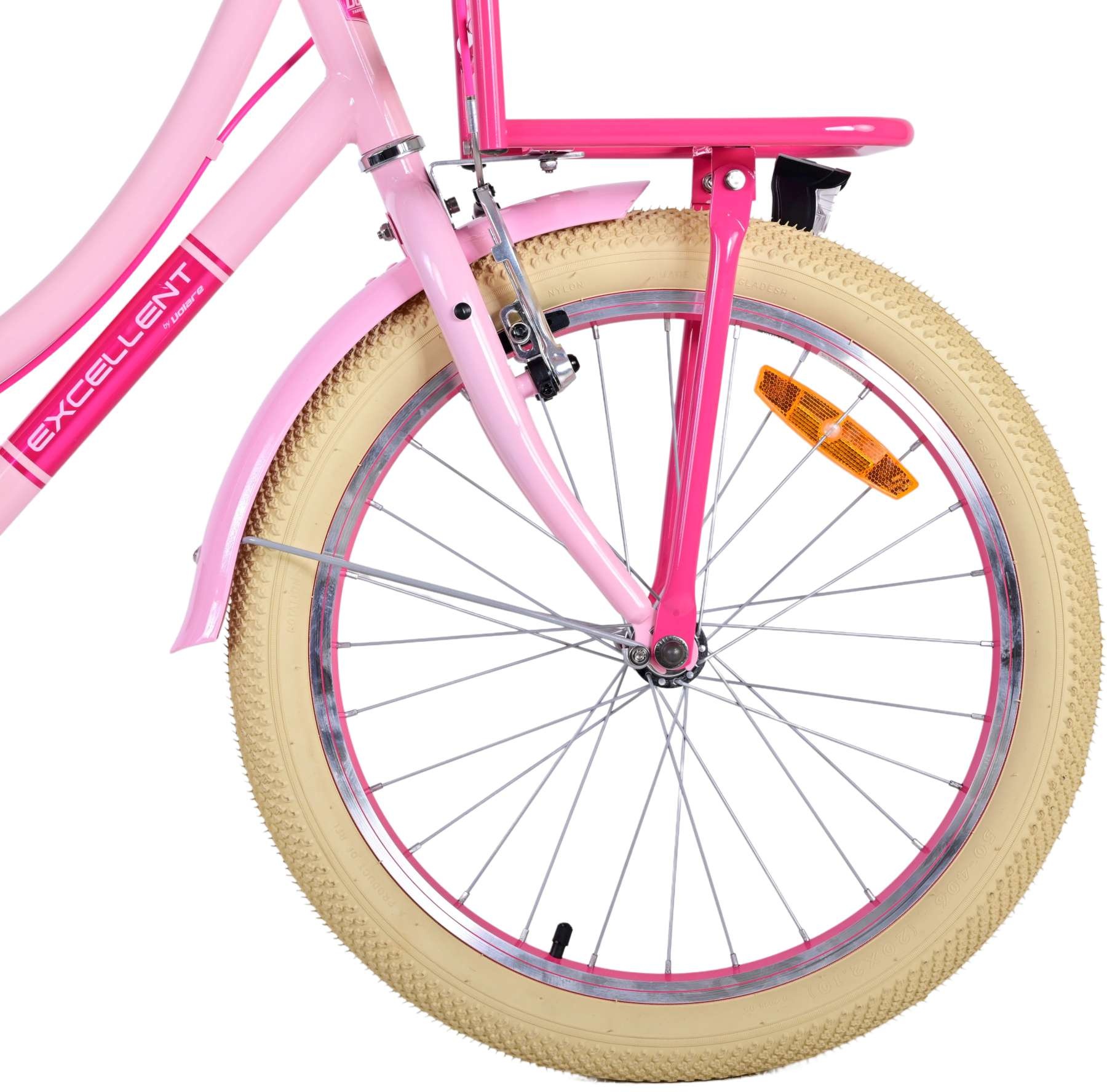 Volare Excellent Children's bike - Girls - 20 inch - Pink - Two handbrakes