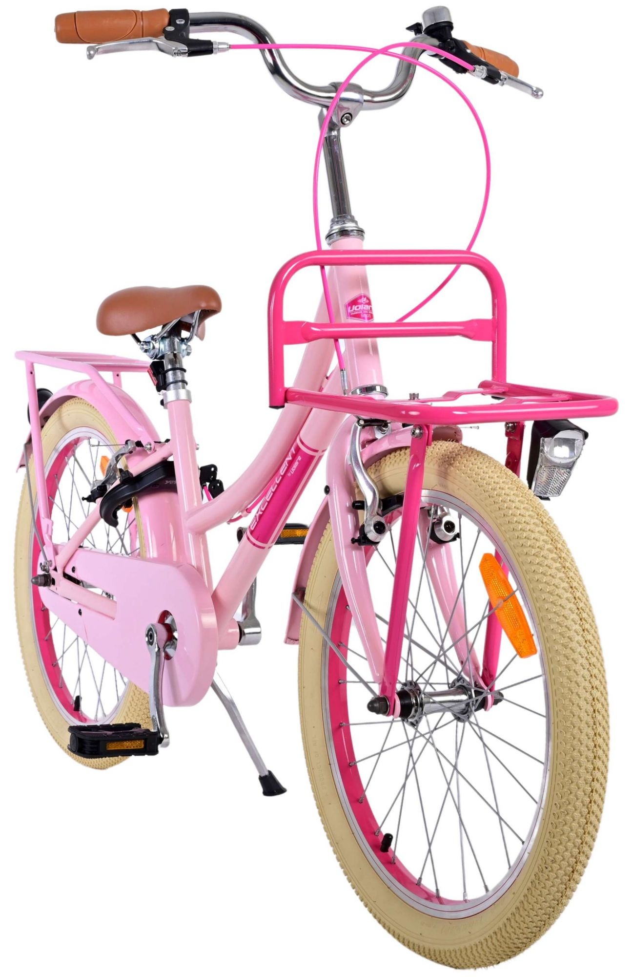 Volare Excellent Children's bike - Girls - 20 inch - Pink - Two handbrakes