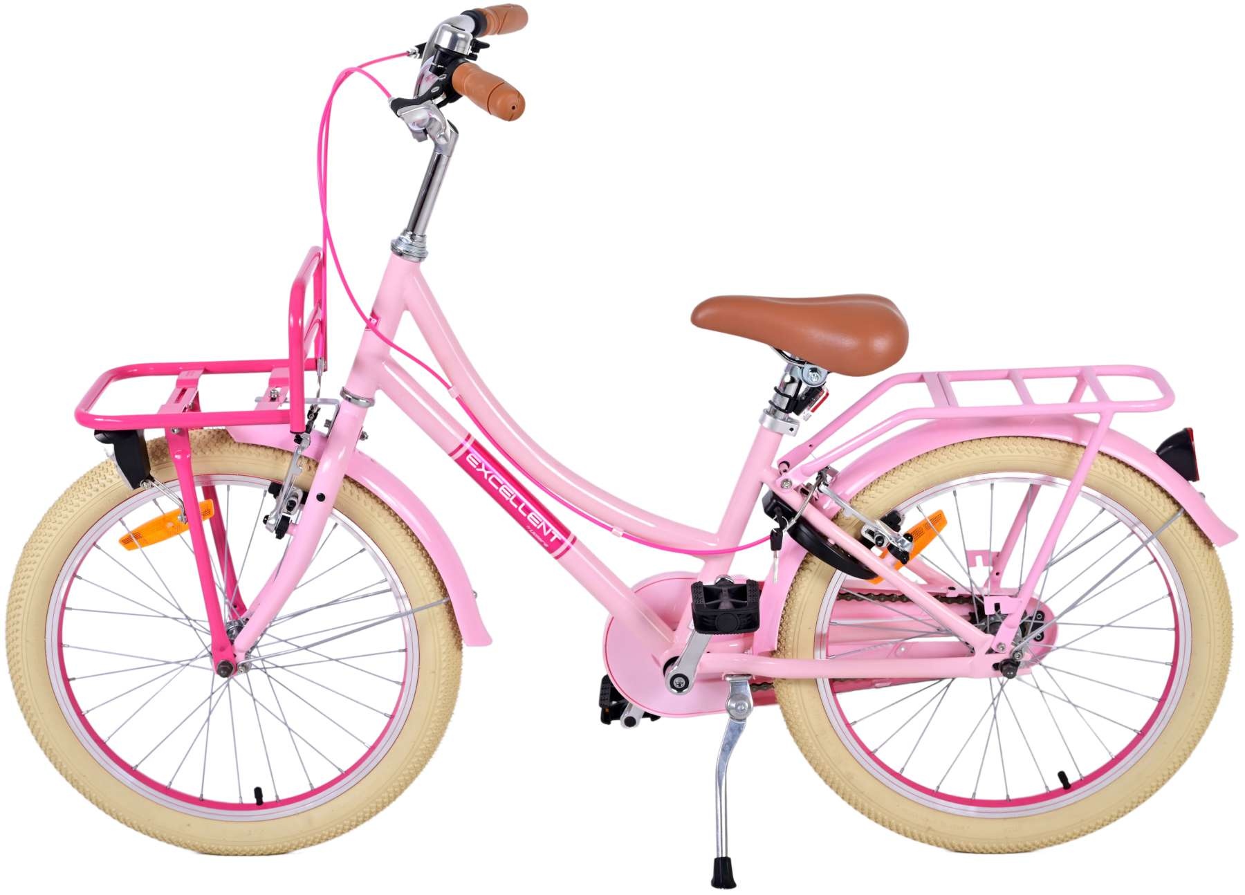 Volare Excellent Children's bike - Girls - 20 inch - Pink - Two handbrakes