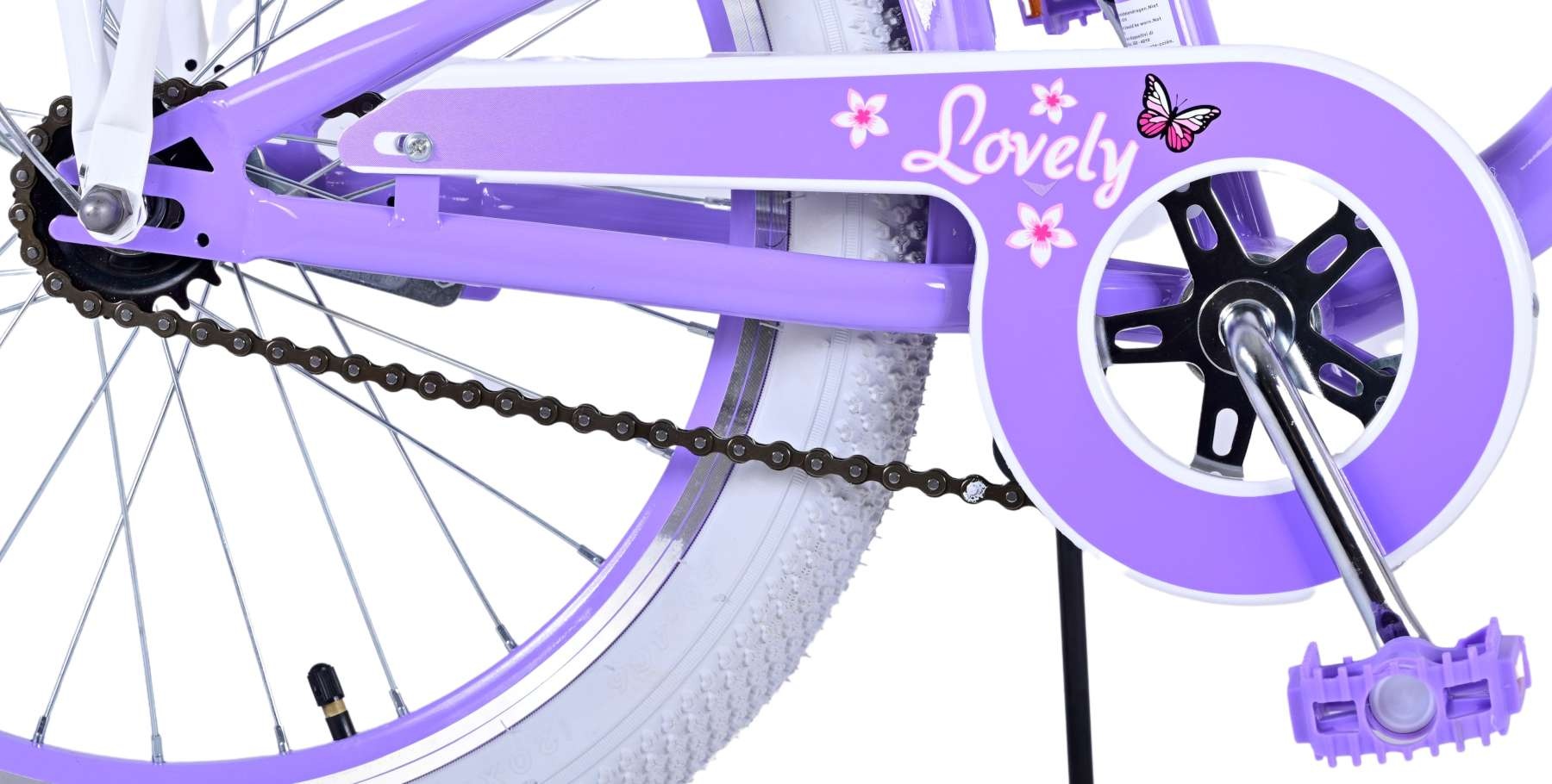 Volare Lovely Children's bicycle - Girls - 20 inch - Purple