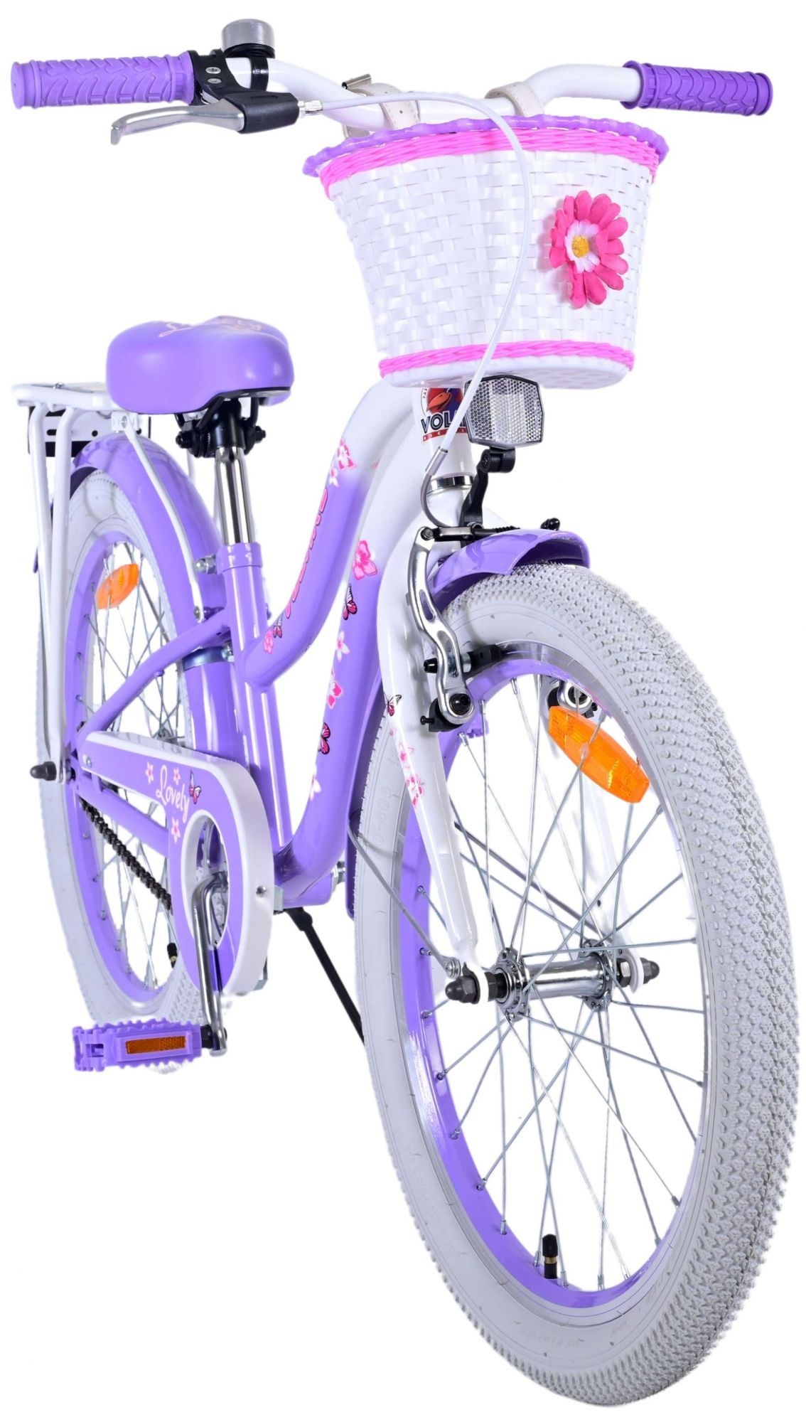 Volare Lovely Kinderfahrrad - Mädchen - 20 Zoll - Lila