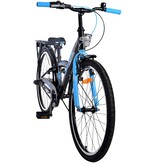 Volare Thombike Kinderfahrrad - Jungen - 24 Zoll - Schwarz Blau - 3 Gänge