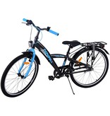 Volare Thombike Kinderfahrrad - Jungen - 24 Zoll - Schwarz Blau - 3 Gänge