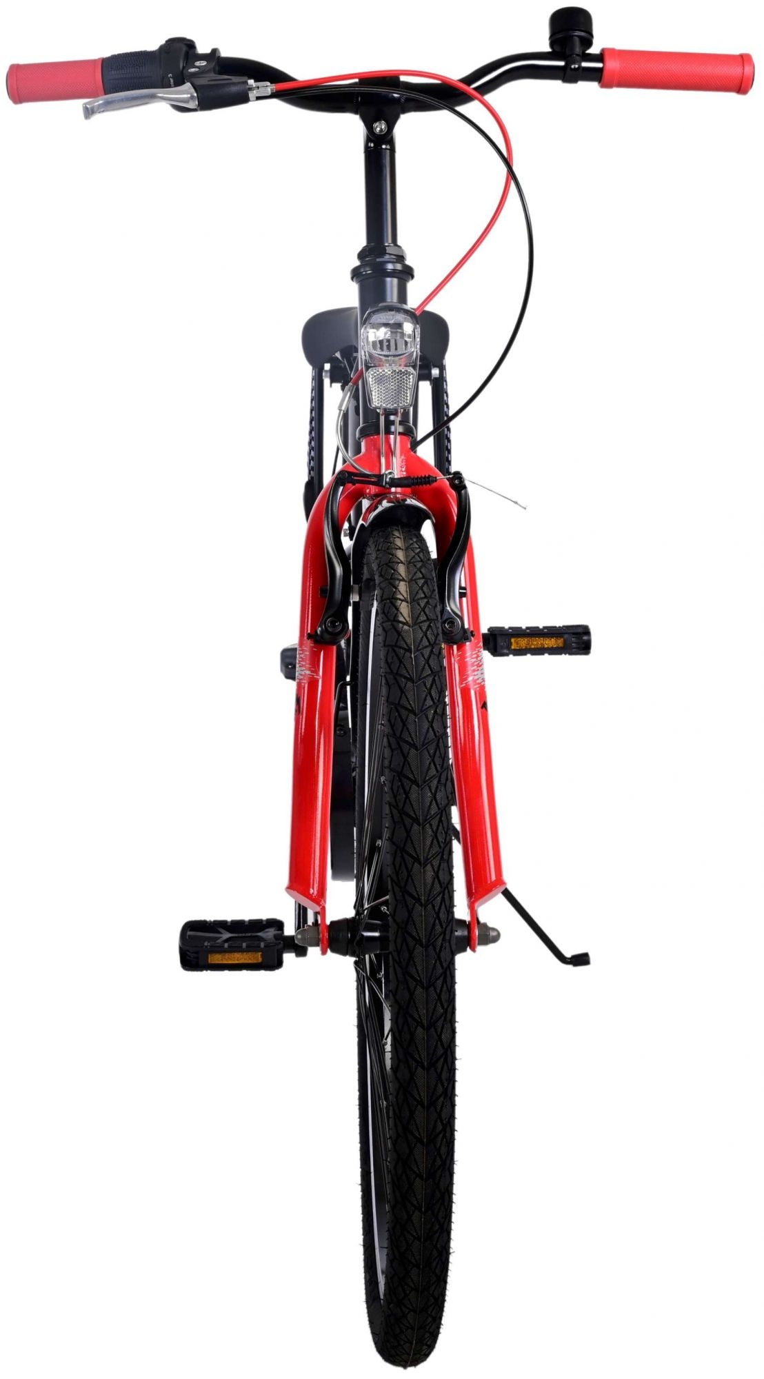 Volare Thombike Kinderfahrrad - Jungen - 24 Zoll - Schwarz Rot - 3 Gänge