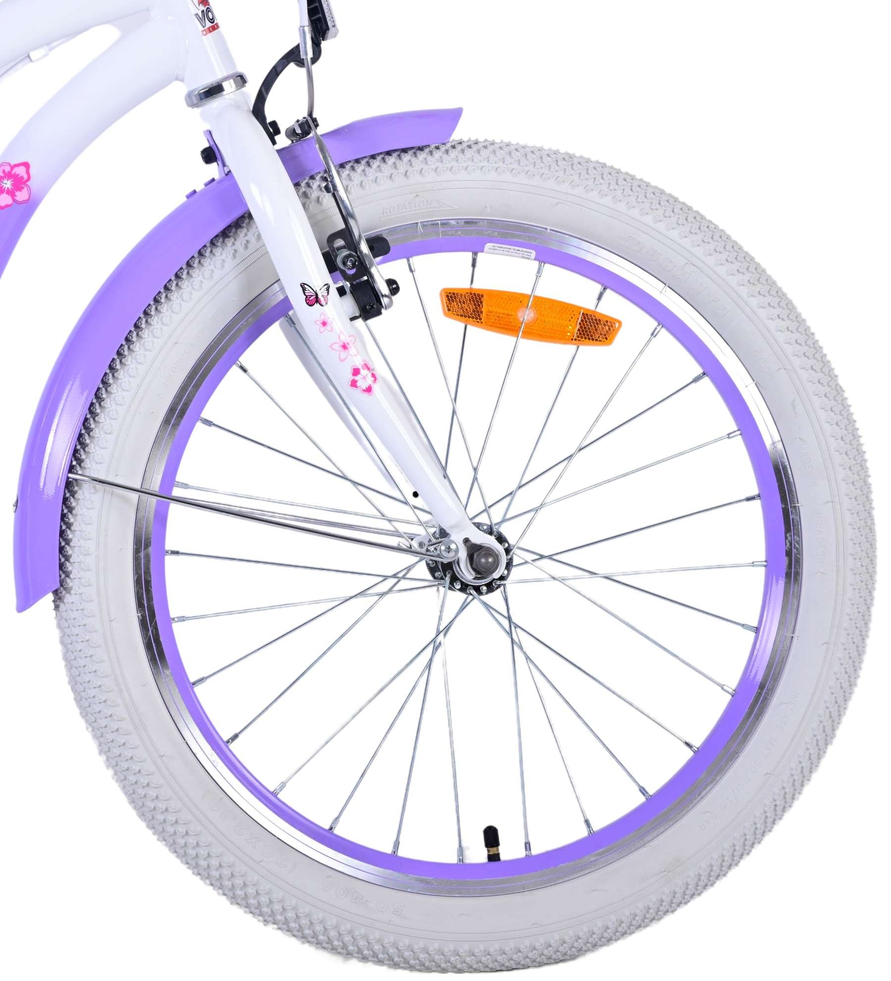 Volare Lovely Children's bike - Girls - 20 inch - Purple - Two hand brakes