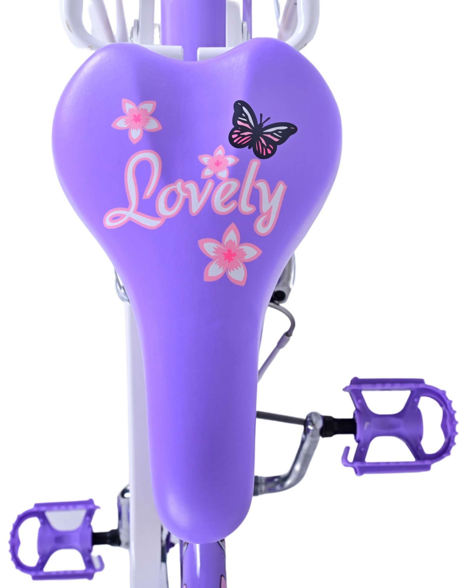 Volare Lovely Children's bike - Girls - 20 inch - Purple - Two hand brakes