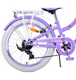 Volare Lovely Kinderfahrrad - Mädchen - 20 Zoll - Lila - 7 Gänge