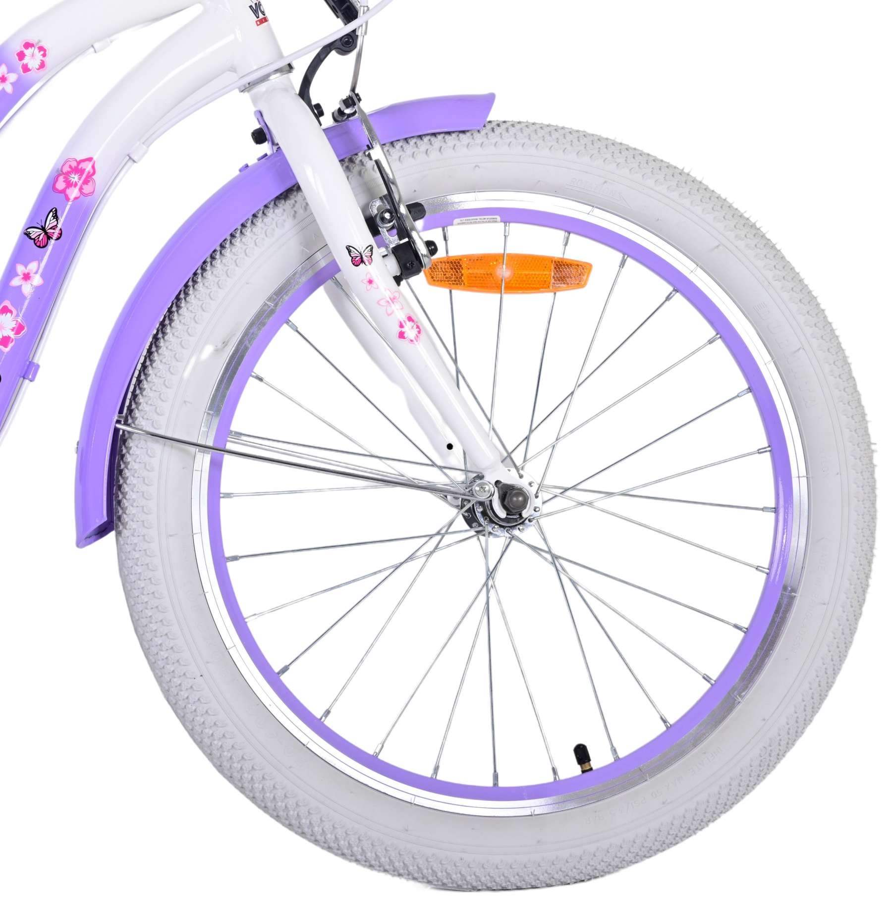 Volare Lovely children's bike - Girls - 20 inch - Purple - 7 gears