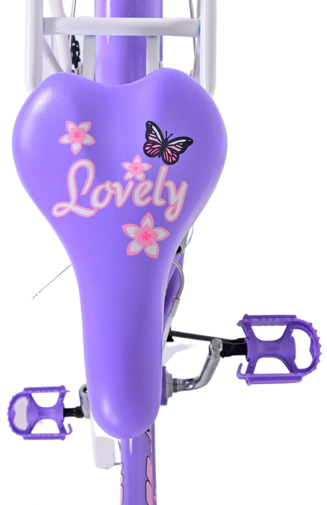 Volare Lovely children's bike - Girls - 20 inch - Purple - 7 gears