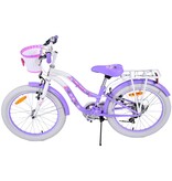 Volare Lovely Kinderfahrrad - Mädchen - 20 Zoll - Lila - 7 Gänge