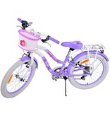 Volare Lovely Kinderfahrrad - Mädchen - 20 Zoll - Lila - 7 Gänge