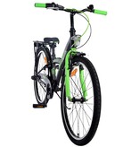 Volare Thombike Kinderfahrrad - Jungen - 24 Zoll - Grün Schwarz - 3 Gänge