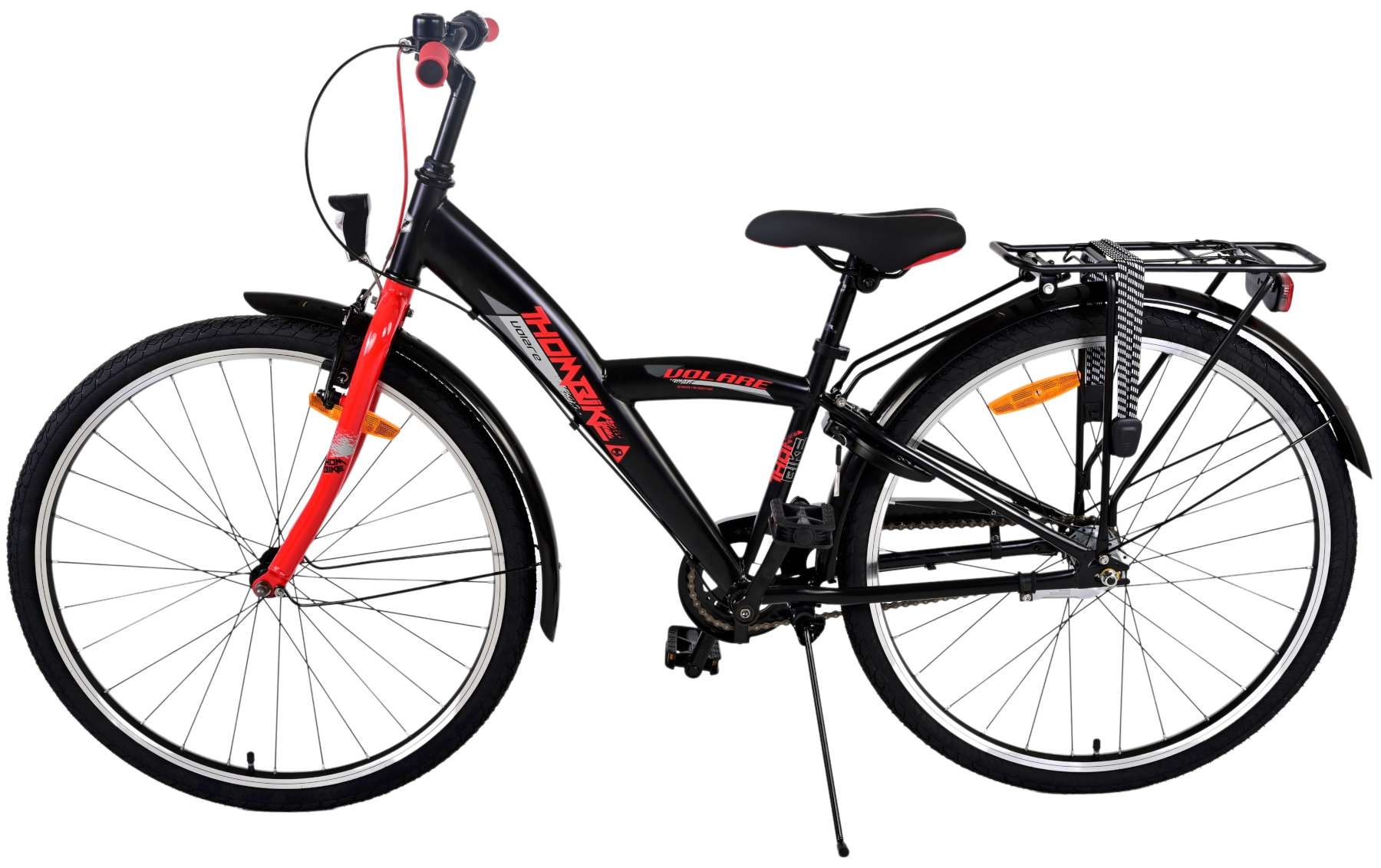 Volare Thombike Kids' bike - Boys - 26 inches - Black Red - 3 gears