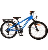 Volare Cross Kinderfiets - Jongens - 20 inch - Blauw - 6 versnellingen