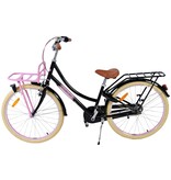 Volare Excellent Kinderfahrrad - Mädchen - 24 Zoll - Schwarz - 3 Gänge