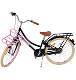 Volare Excellent Kinderfahrrad - Mädchen - 24 Zoll - Schwarz - 3 Gänge