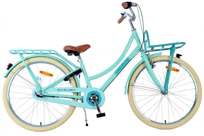 Volare Excellent Kinderfahrrad - Mädchen - 24 Zoll - Grün - 3 Gänge