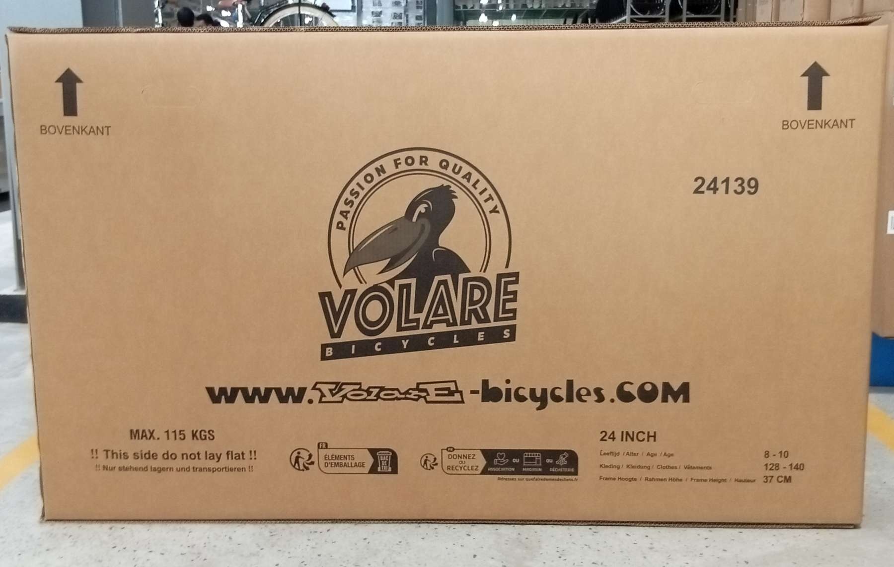 Volare Excellent Kinderfahrrad - Mädchen - 24 Zoll - Grün - 3 Gänge