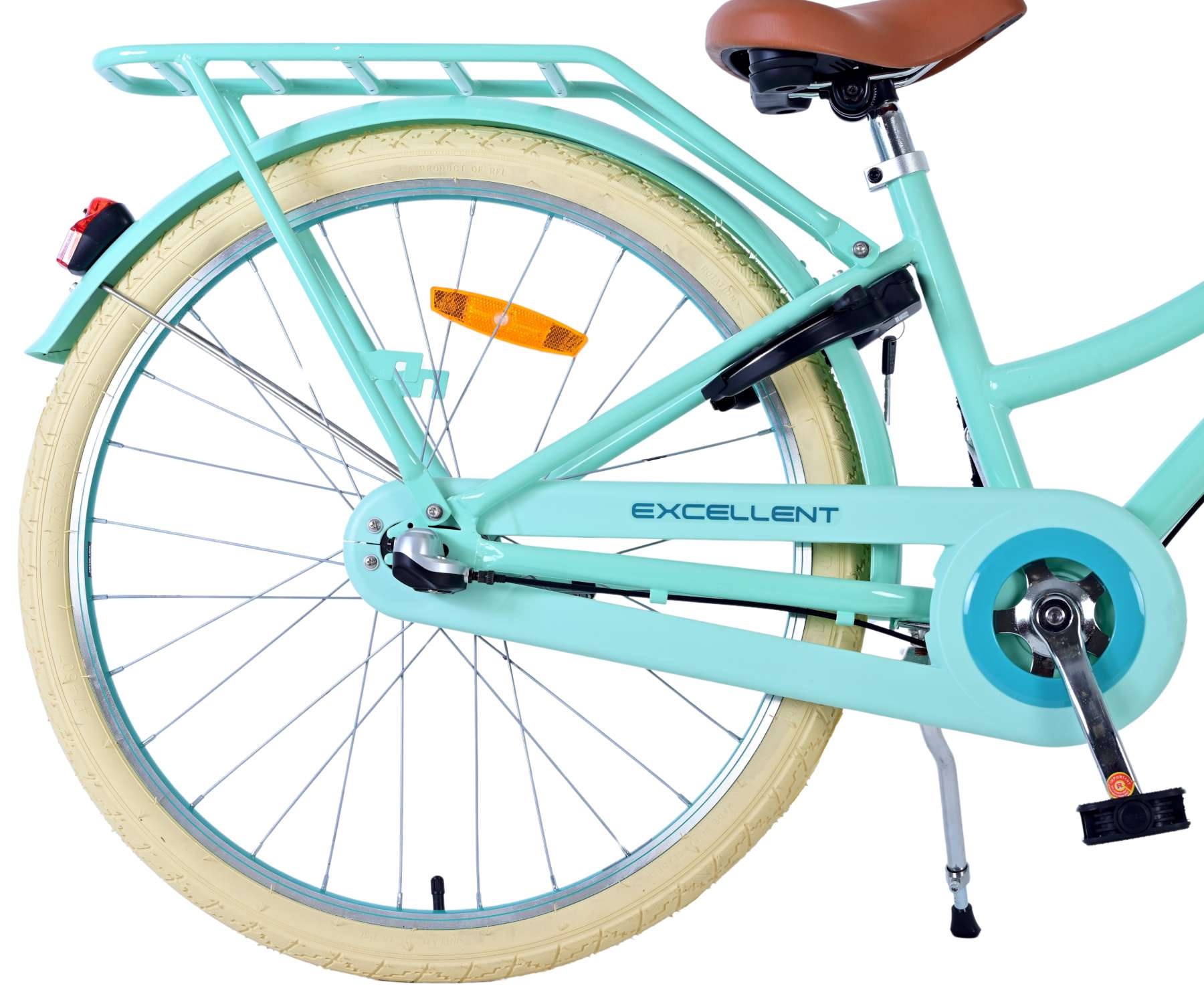Volare Excellent Kinderfahrrad - Mädchen - 24 Zoll - Grün - 3 Gänge
