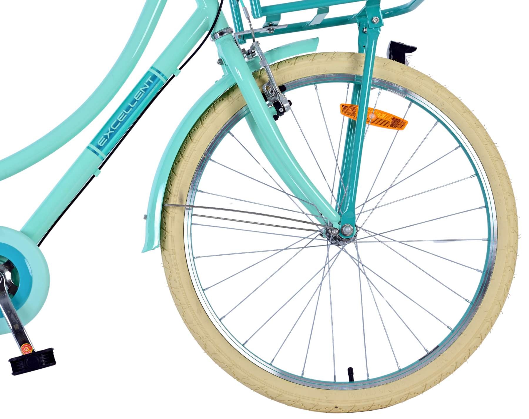 Volare Excellent Kinderfahrrad - Mädchen - 24 Zoll - Grün - 3 Gänge