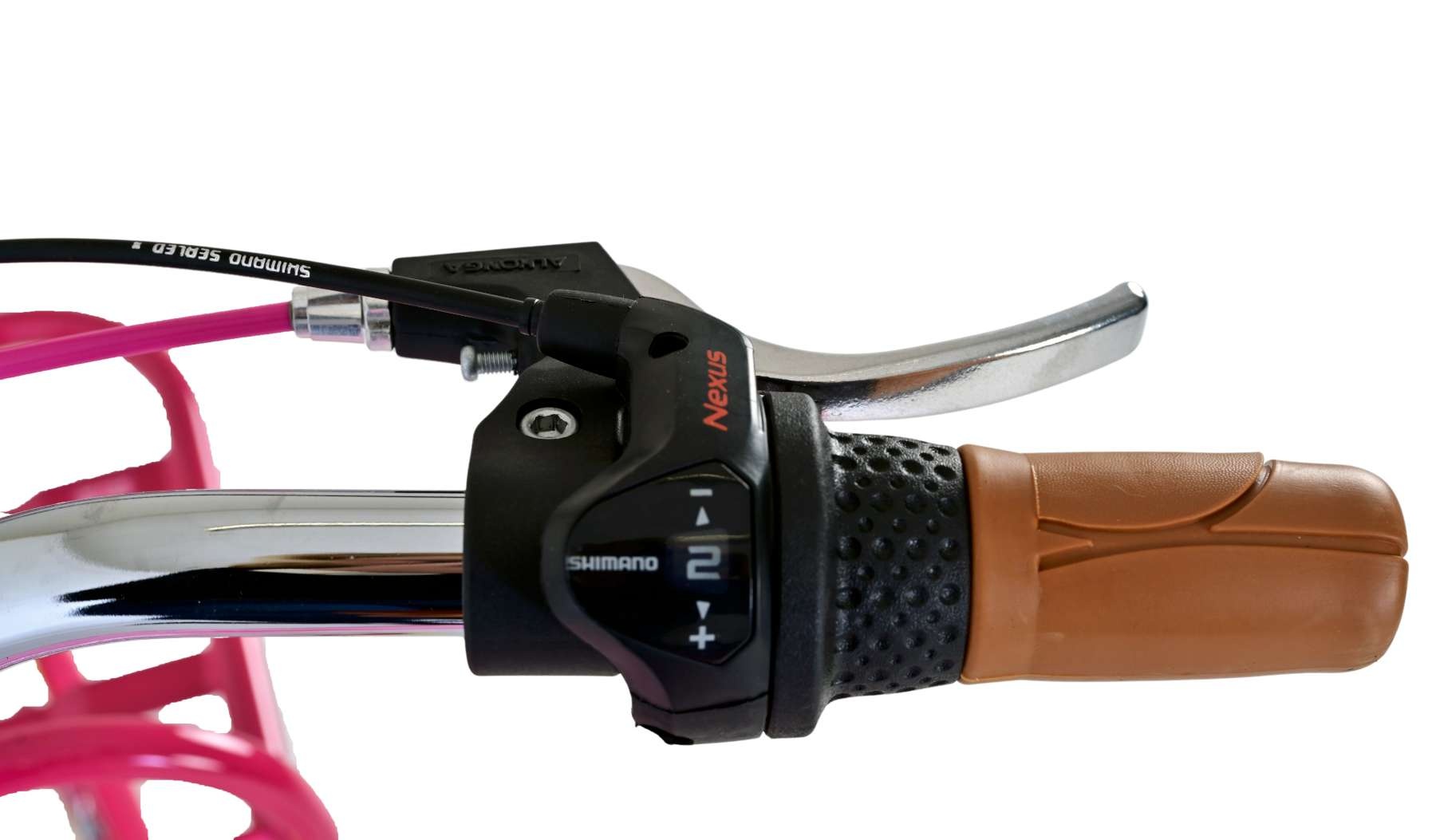 Volare Excellent Kinderfahrrad - Mädchen - 24 Zoll - Rosa - 3 Gänge