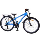 Volare Cross Kinderfahrrad - Jungen - 24 Zoll - Blau - 18-Gang - Zweihandbremsen