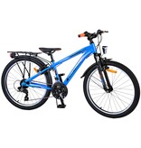 Volare Cross Kinderfahrrad - Jungen - 24 Zoll - Blau - 18-Gang - Zweihandbremsen