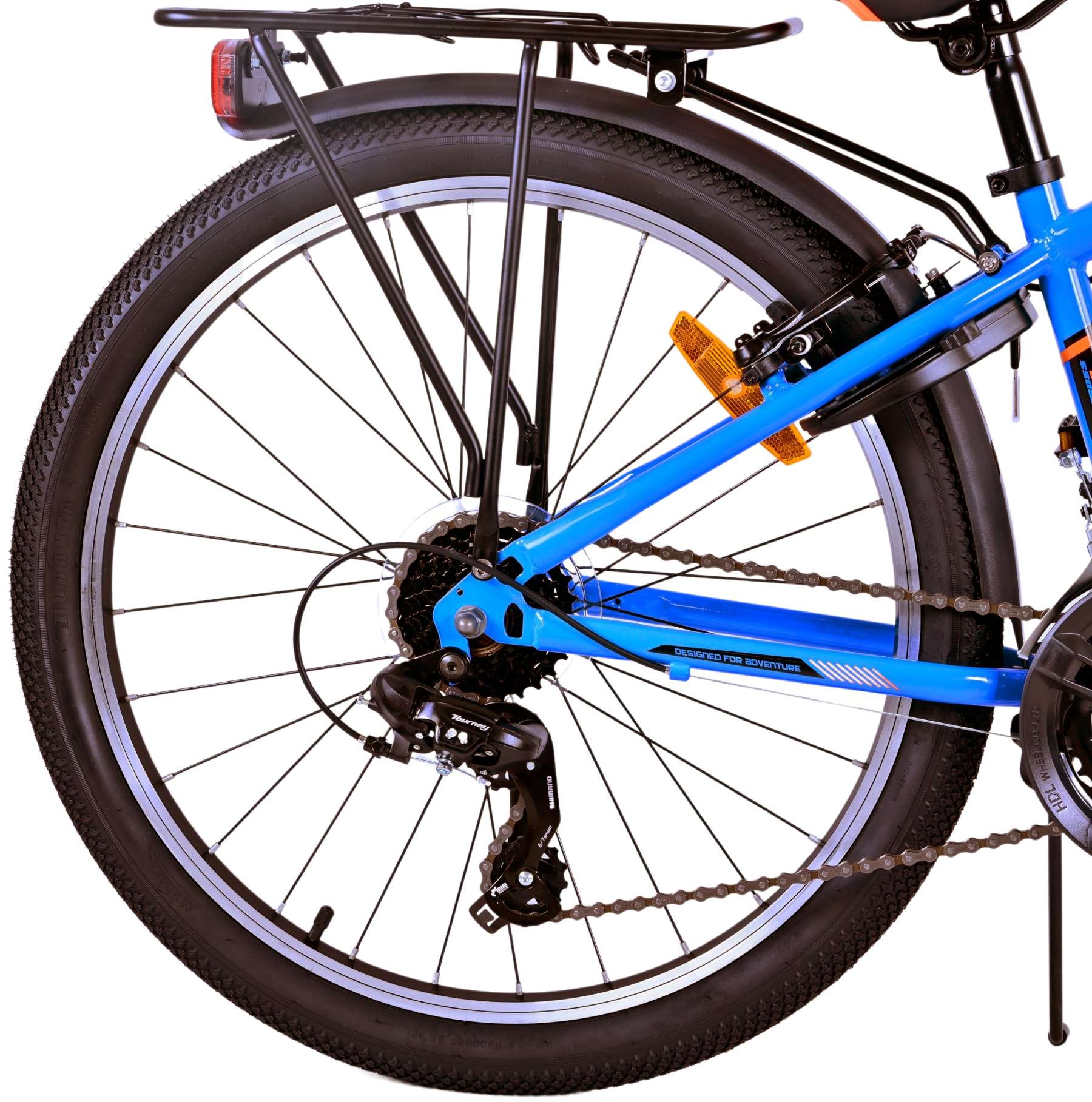 Volare Cross Kinderfahrrad - Jungen - 24 Zoll - Blau - 18-Gang - Zweihandbremsen