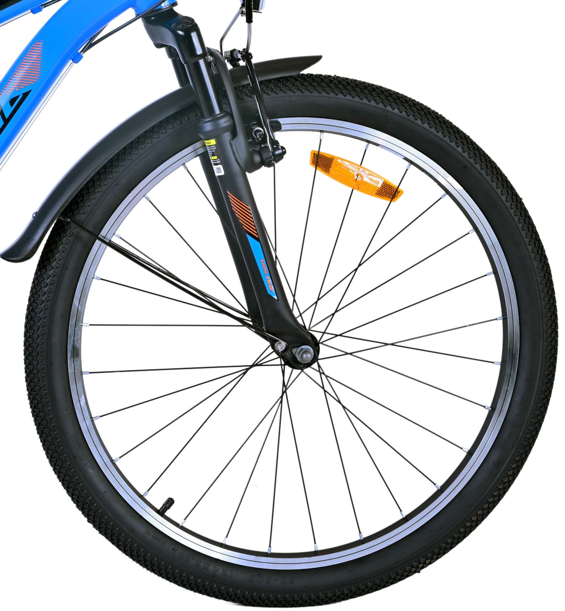 Volare Cross Kinderfahrrad - Jungen - 24 Zoll - Blau - 18-Gang - Zweihandbremsen