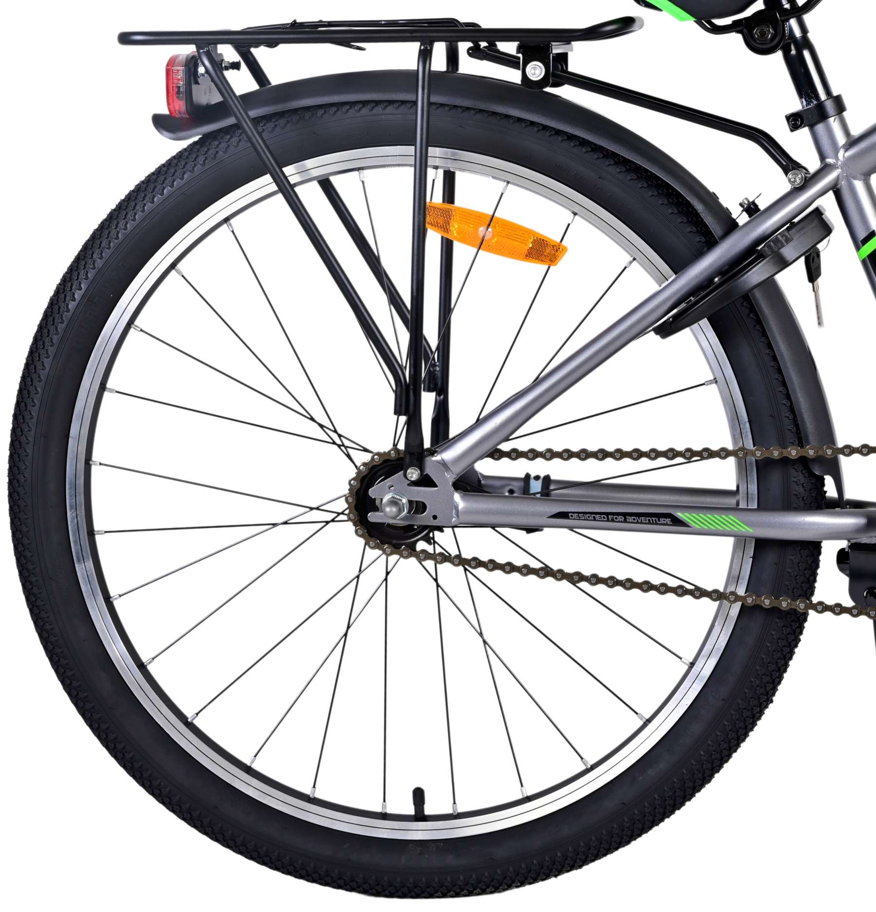 Volare Cross Kinderfahrrad - Jungen - 24 Zoll - dunkelgrau