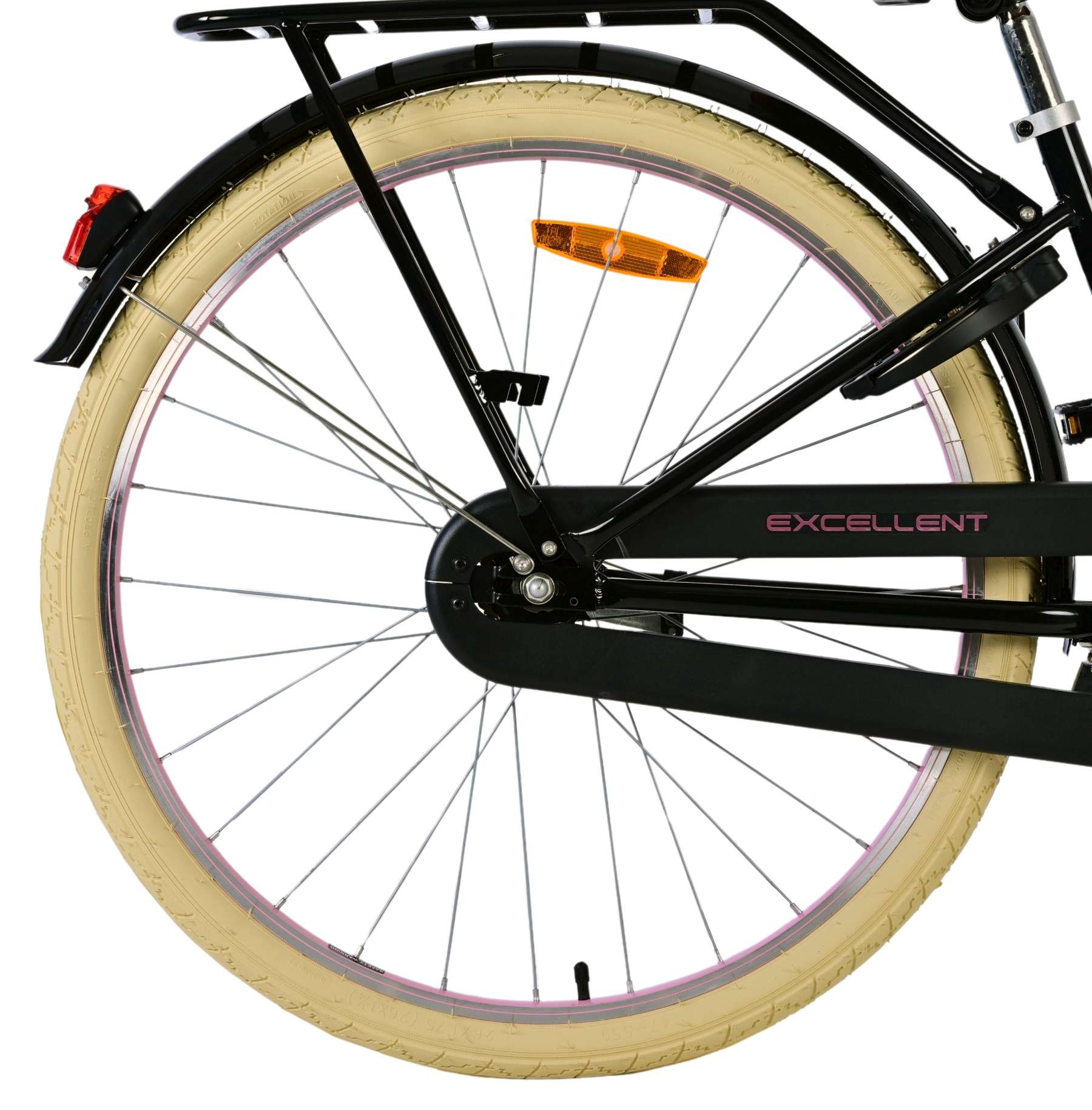 Volare Excellent Kinderfahrrad - Mädchen - 26 Zoll - Schwarz