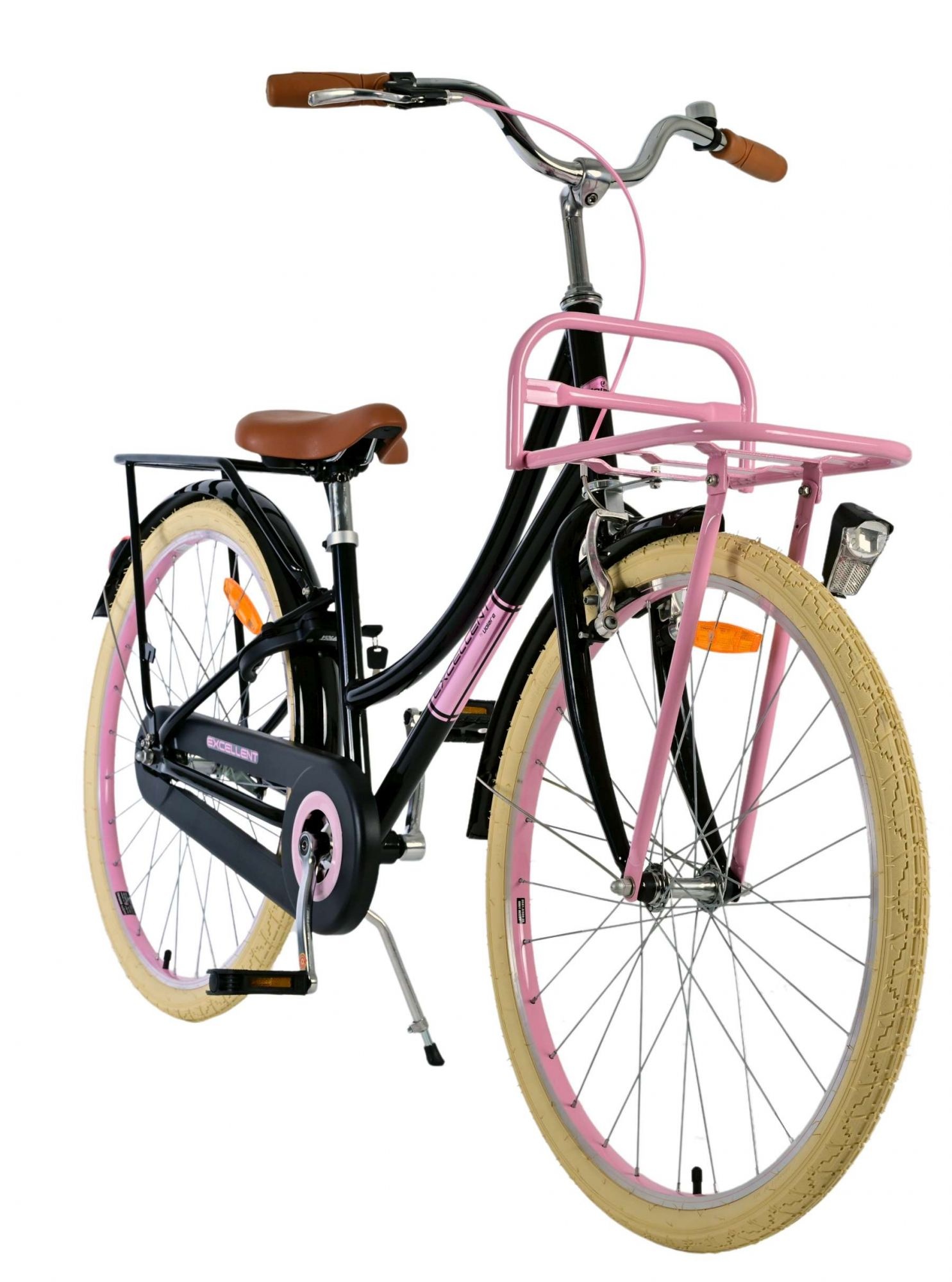 Volare Excellent Kinderfahrrad - Mädchen - 26 Zoll - Schwarz