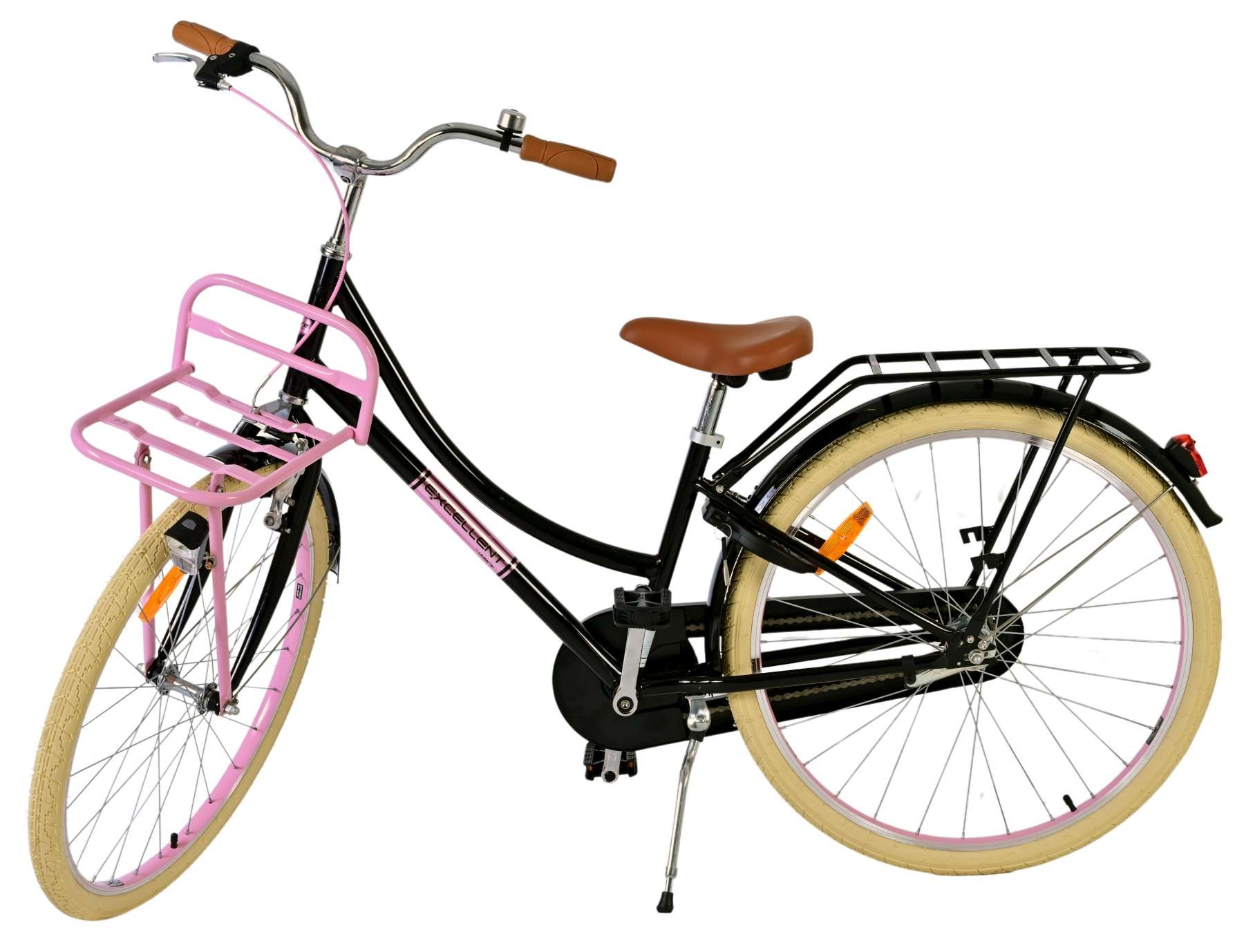 Volare Excellent Kinderfahrrad - Mädchen - 26 Zoll - Schwarz