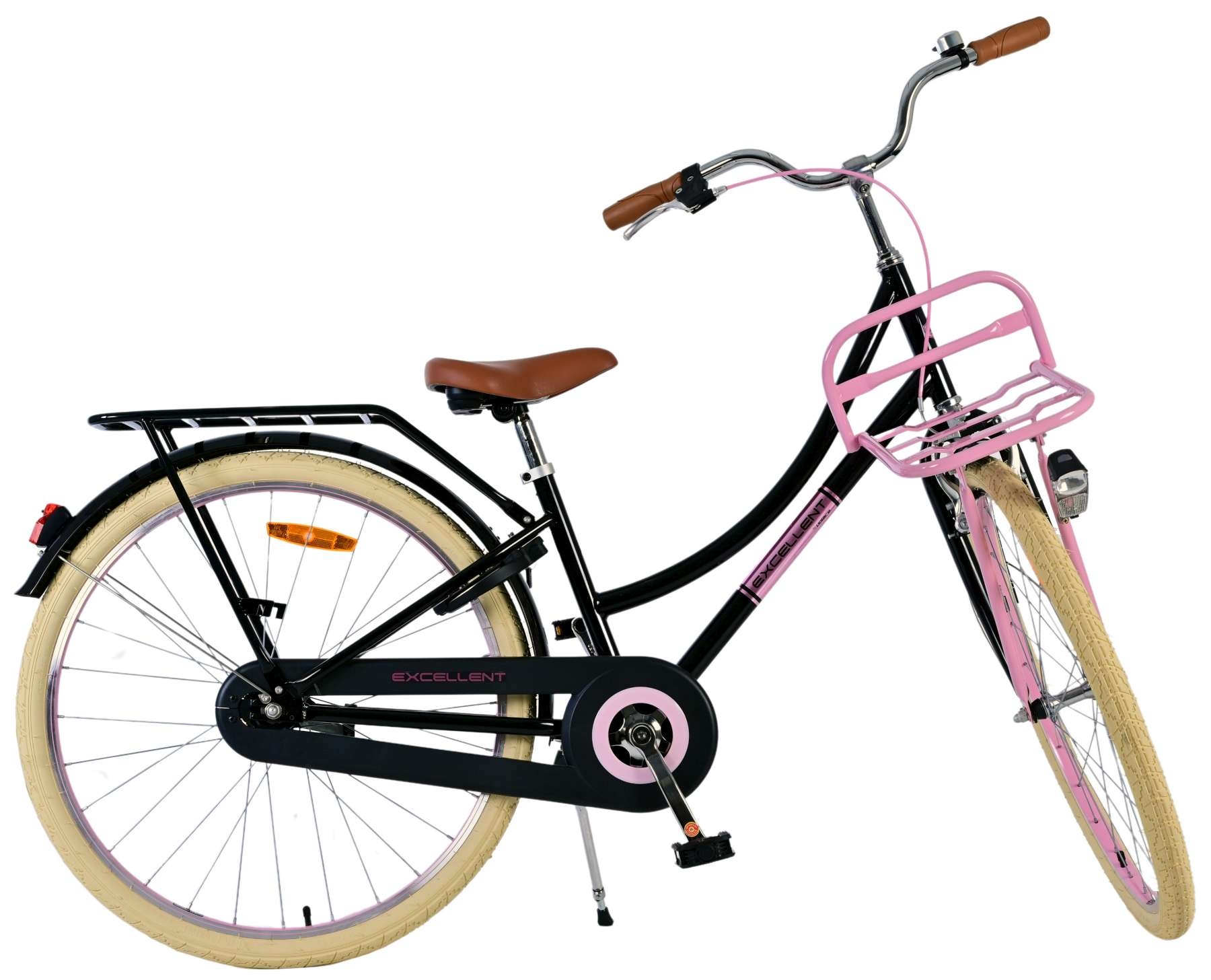 Volare Excellent Kinderfahrrad - Mädchen - 26 Zoll - Schwarz