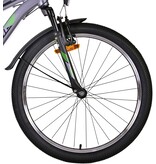 Volare Cross Kinderfahrrad - Jungen - 24 Zoll - Grau - 18-Gang - Zweihandbremsen