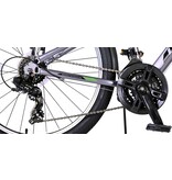 Volare Cross Kinderfahrrad - Jungen - 24 Zoll - Grau - 18-Gang - Zweihandbremsen