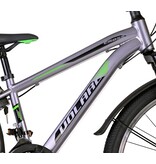 Volare Cross Kinderfiets - Jongens - 24 inch - Grijs - 18 versnellingen - Twee handremmen