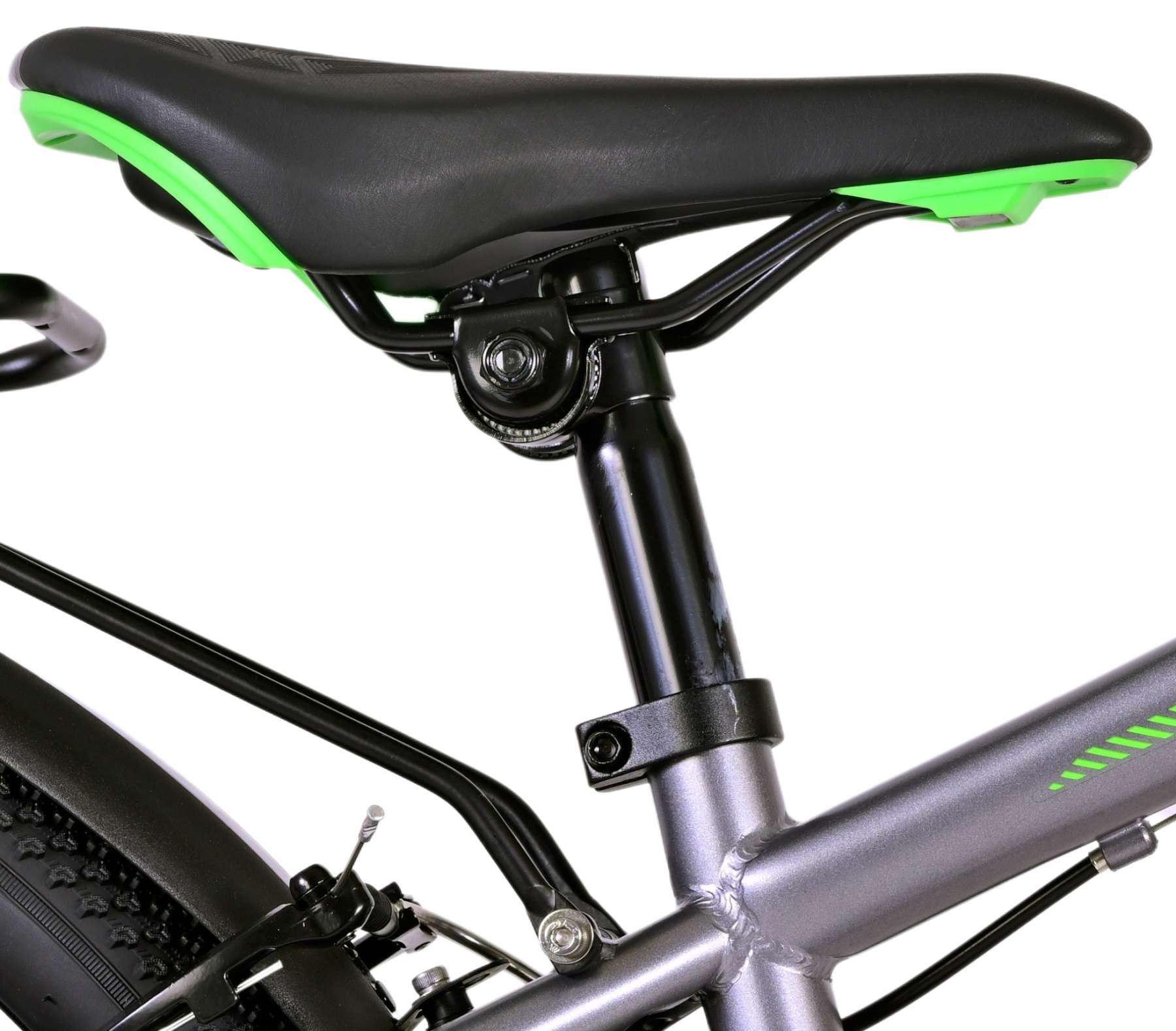 Volare Cross Kinderfahrrad - Jungen - 24 Zoll - Grau - 18-Gang - Zweihandbremsen