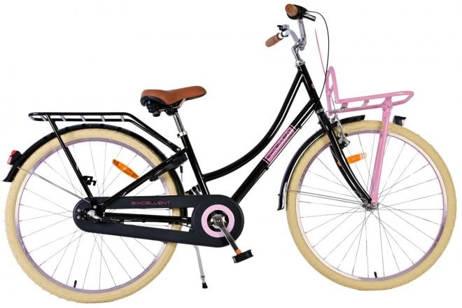 Volare Excellent Kinderfahrrad - Mädchen - 26 Zoll - Schwarz -  3 Gänge